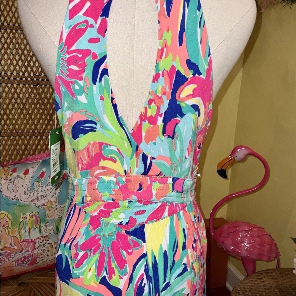Lilly Pulitzer Seaview Maxi Dress Casa Banana - Picture 12 of 13